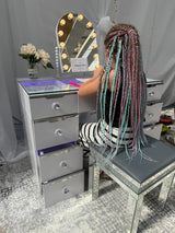 9 Drawer Mini Empire Pro Vanity Dresser (Babydoll Collection)