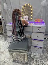 9 Drawer Mini Empire Pro Vanity Dresser (Babydoll Collection)