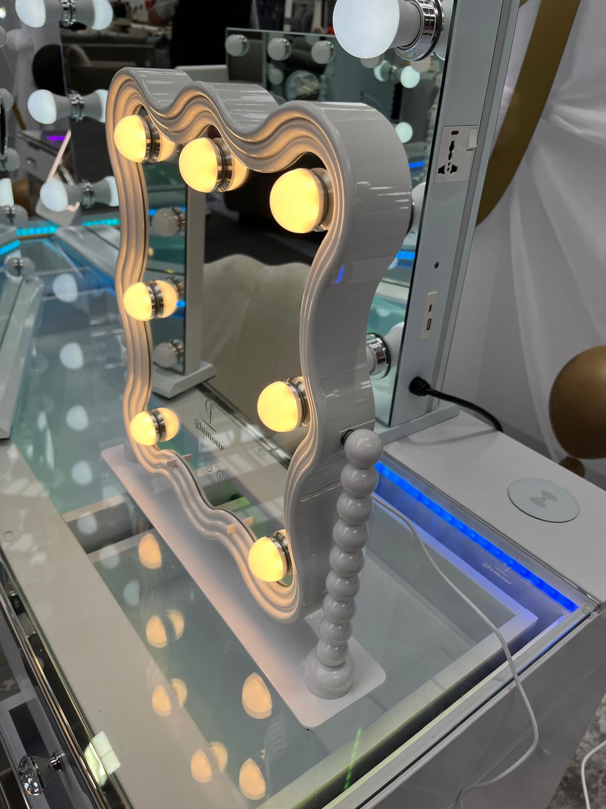 Glow Wave 7 Mirror