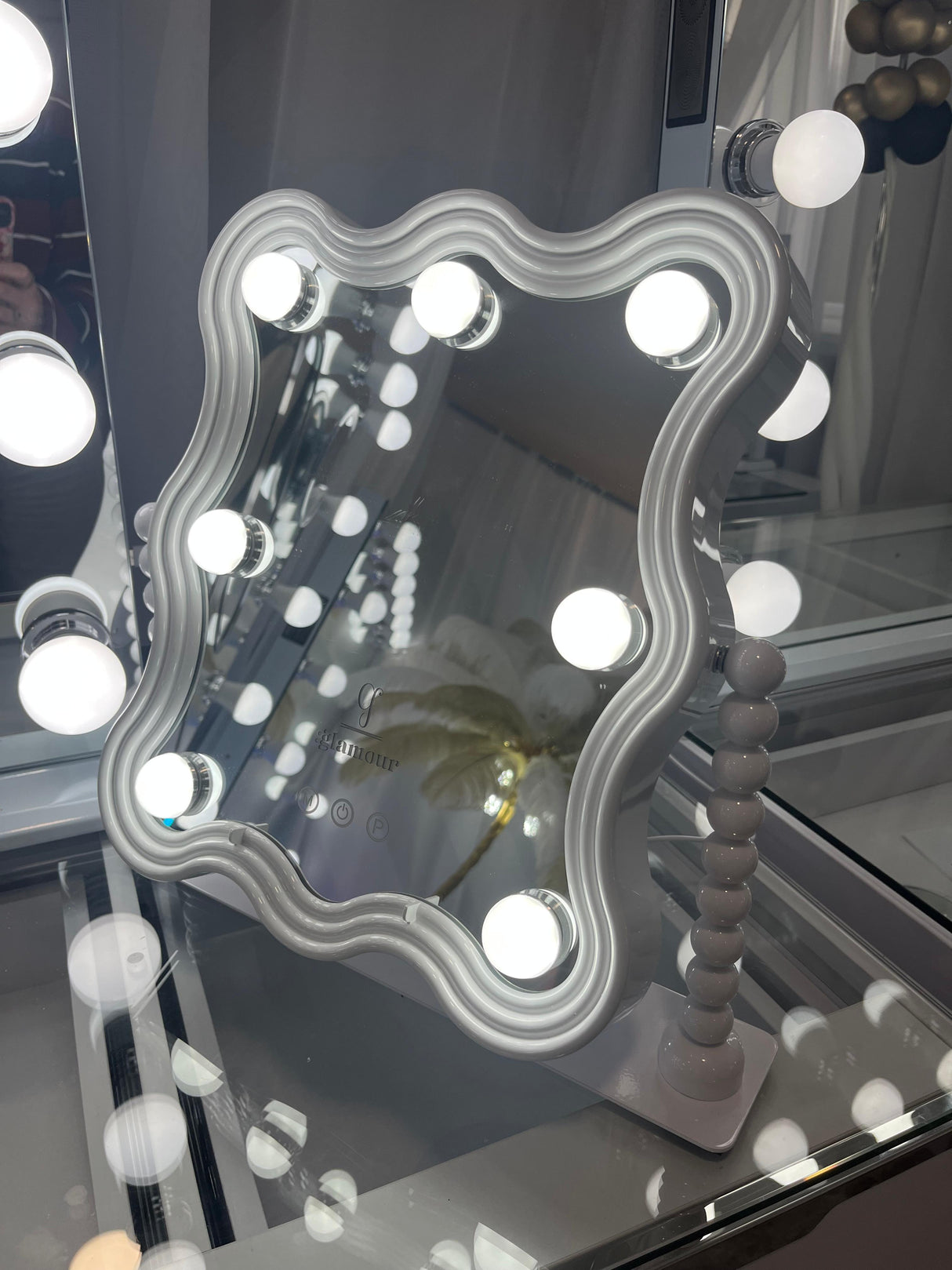 Glow Wave 7 Mirror