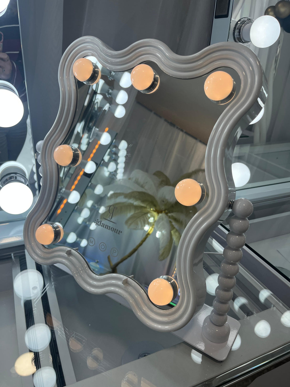 Glow Wave 7 Mirror