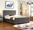 Galway upholstered bed frame diamond button Furniture store Northern Ireland 