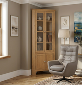 Orbit Luxury Swivel Chair upholstered in premium, rich bisque genuine leather, showcasing its high-back cushioned design and sleek black star swivel base at furniture store ni