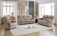 Morgan 3+1+1 Manual Reclining Suite Taupe