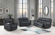 Farnham Ultra Electric 3+1+1 Reclining Black Suite