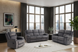 Morgan 3+2 Manual Reclining Suite Slate Grey