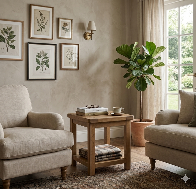 Hardwick square oak side table showcasing its warm natural oak wood grain finish, robust solid construction, and practical lower storage shelf at the furniture store ni