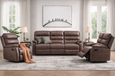 Taylor Leatheraire Recliner Sofa