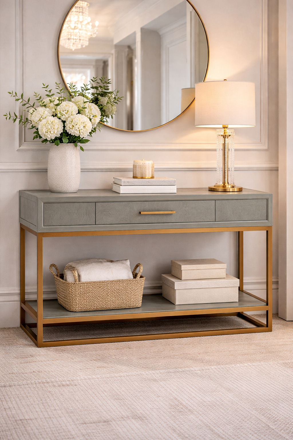 ARMANI 1 DRAWER CONSOLE