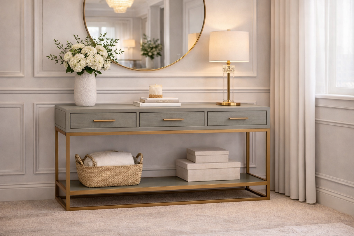 ARMANI 3 DRAWER CONSOLE