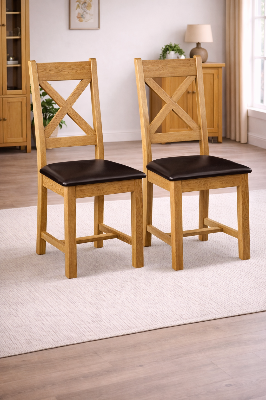 Salisbury Occasional Chair With Pu Leather Seat