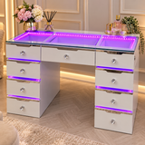 9 Drawer Mini Empire Pro Vanity Dresser (Babydoll Collection)
