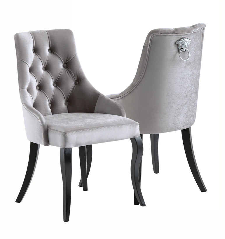 Gianna set of 6 grey chairs