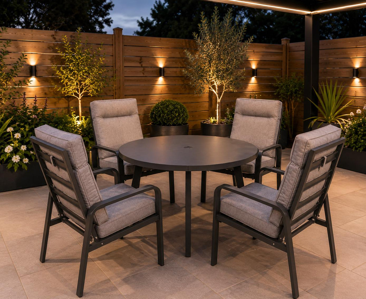 Barcelona 4 Seater Reclining Lounge