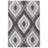 Luxus Teardrop 3D Shaggy Rug