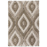 Luxus Teardrop 3D Shaggy Rug