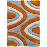 Luxus Ripple 3D Shaggy Rug