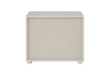 Jules Bedside Table 2 Drawer - Grey