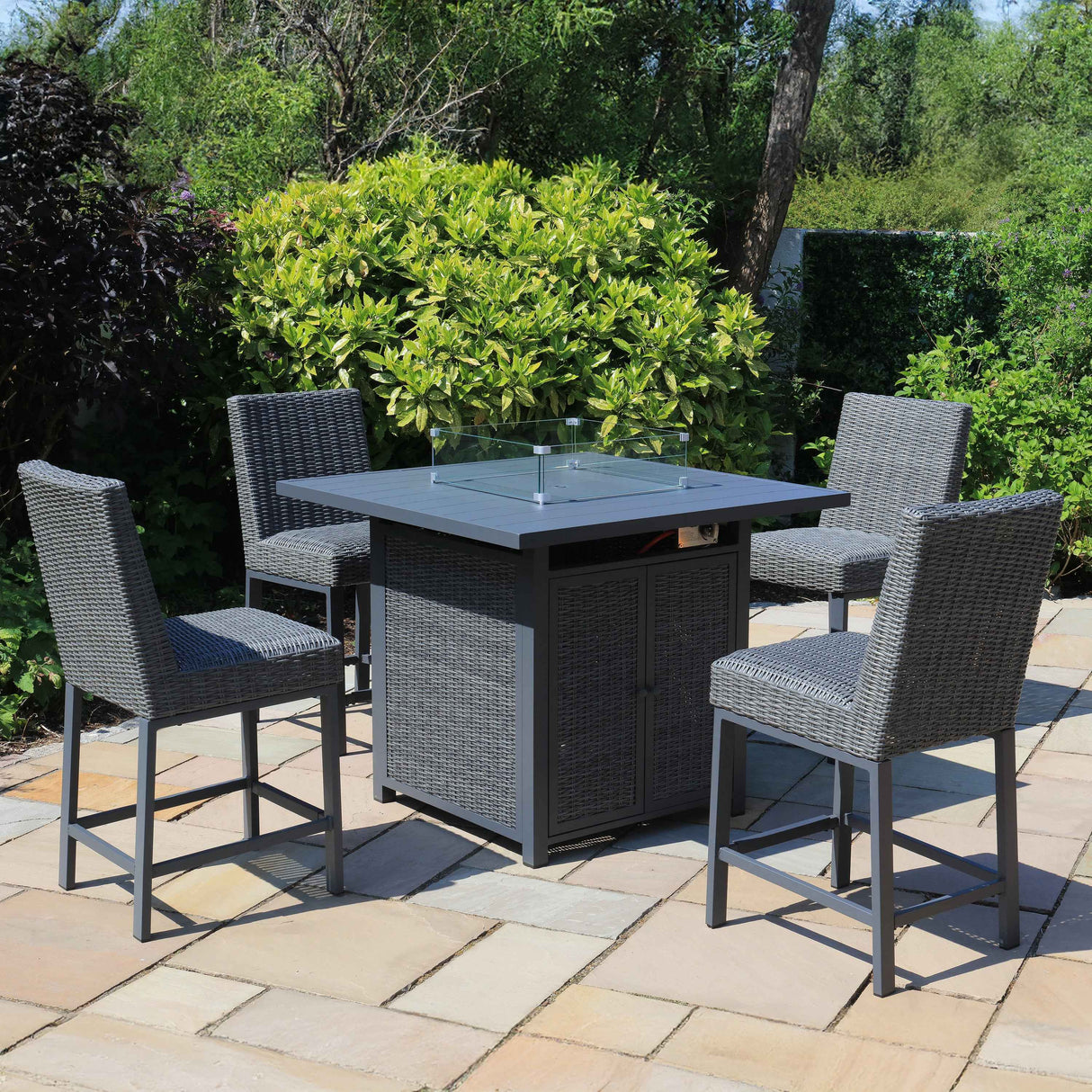 Athena Pergola and Firepit Bundle