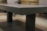 Barcelona Aluminium Lounge Dining Set inc Adjustable Table
