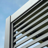 Aluminium Fixed Louvred side walls for Hilton Pergola