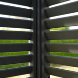 Aluminium Fixed Louvred side walls for Hilton Pergola