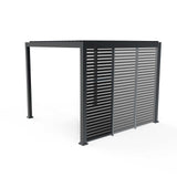 Aluminium Fixed Louvred side walls for Hilton Pergola