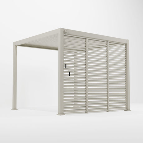 Nova Titan Fixed Louvre Side Wall for Pergola – Furniture Store NI