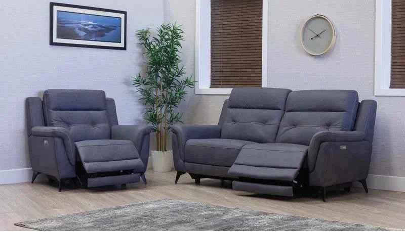 Pachino Fabric Electric Reclining Sofa 3+2