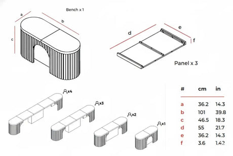 Transformer Round Bench