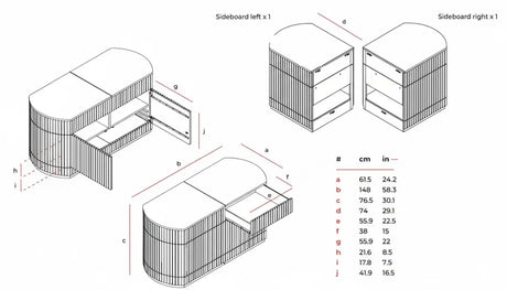 Transformer Round Sideboard