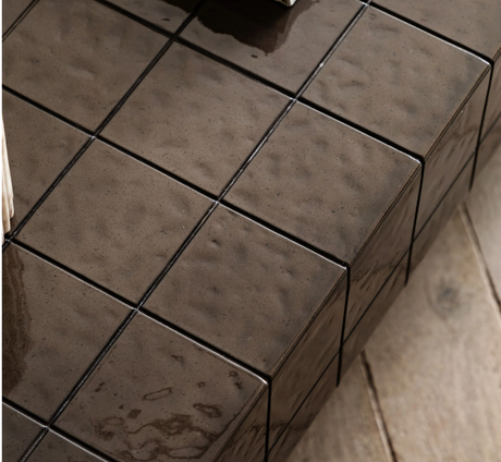 Novara Glass Concrete Coffee Table