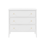 Acton 3-Drawer Chest White