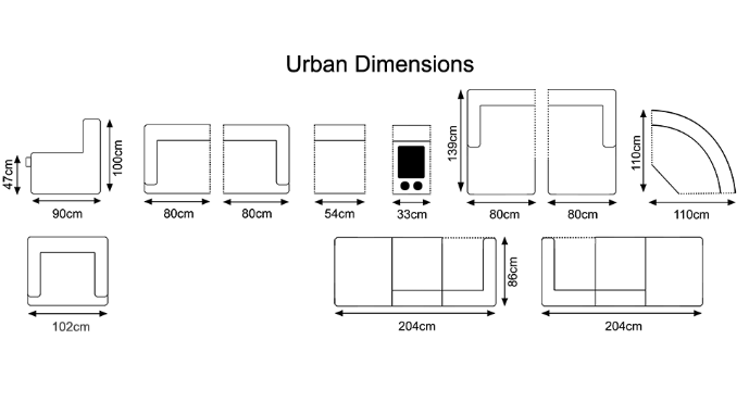 Urban Sofa Suite