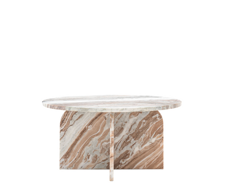 Amalfi Round Marble Coffee Table