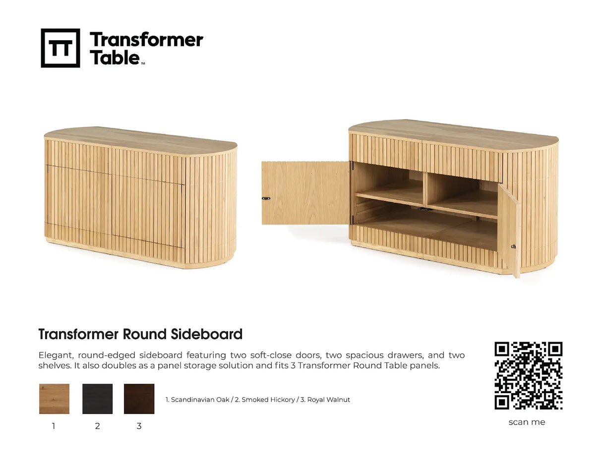 Transformer Round Sideboard
