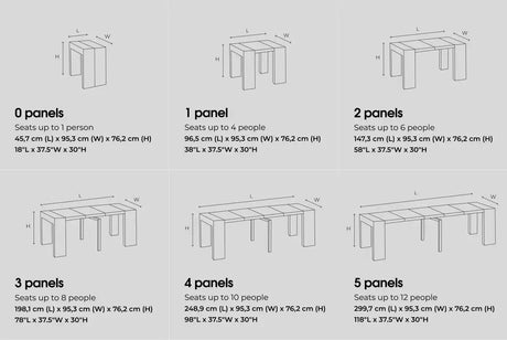 Transformer Table dimensions