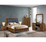 Vienna walnut bed frame Northern Ireland upholstered headboard furniture store ni