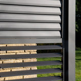 Nova Hilton Aluminium Shuttered Louvre Side Panel