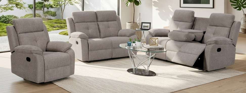 Abbey Manual Recliner Sofa