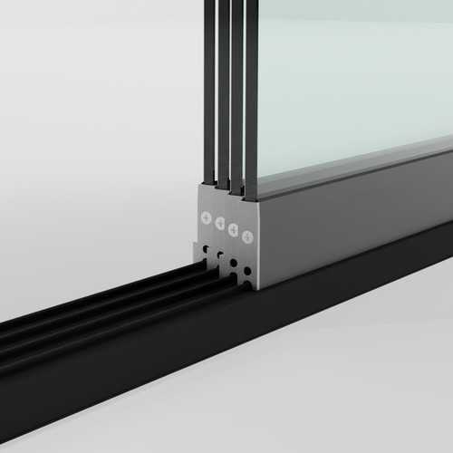 Nova Titan Glass Sliding Doors Pack For Pergola