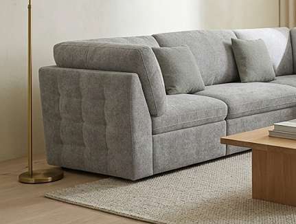 Alexandra Modular Corner Sofa & Footstool - additional view