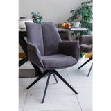 Arco Swivel Arm Chair - Taupe