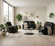 Bristol Leatheraire Sofa Grey 1R