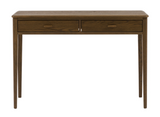 Camden 2 drawer console table in walnut