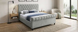 Chesterfield Bed Frame Taupe 5FT
