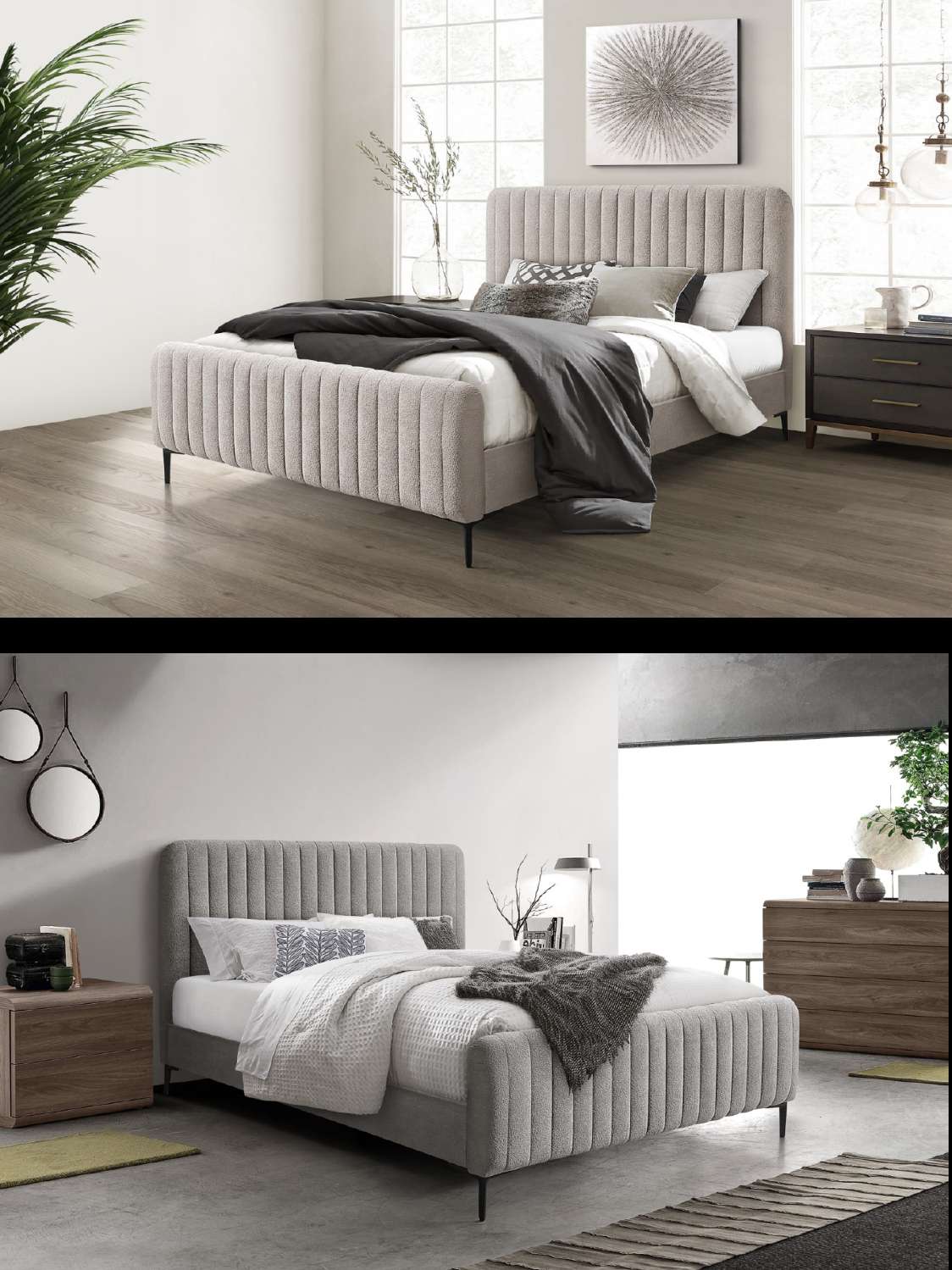 Clarissa Bed Frame Grey 5FT