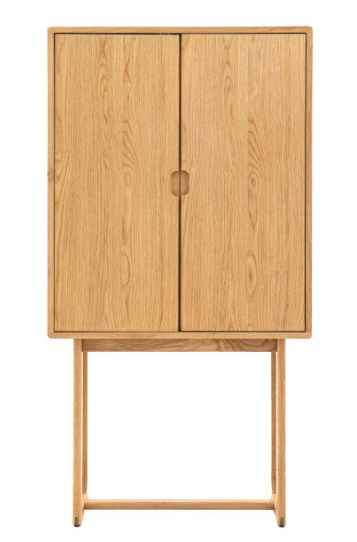 Craft cocktail cabinet in Natural finish