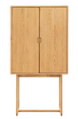 Craft cocktail cabinet in Natural finish