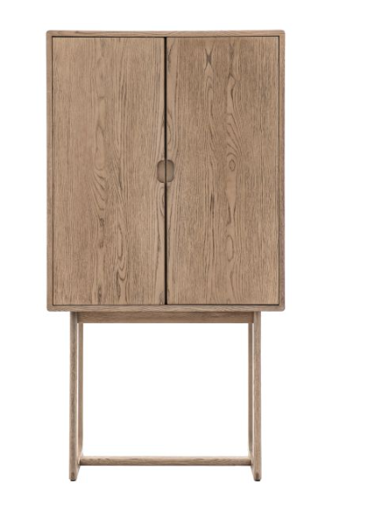 Craft cocktail cabinet in Smoked finish